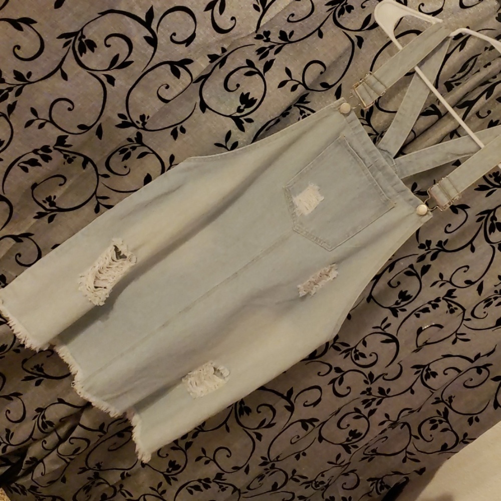 bib mini dress